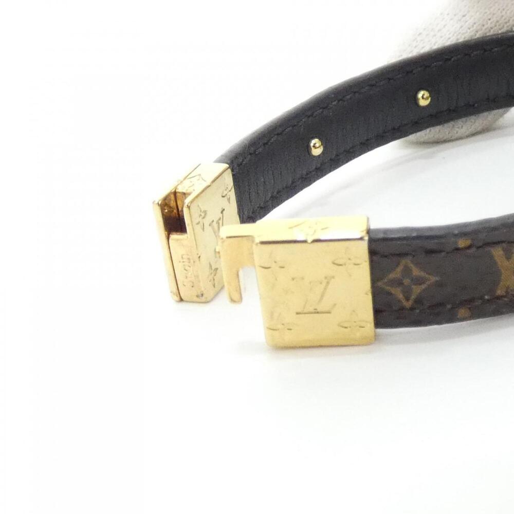 LOUIS VUITTON Black Monogram Charm Bracelet - Picture 5 of 5